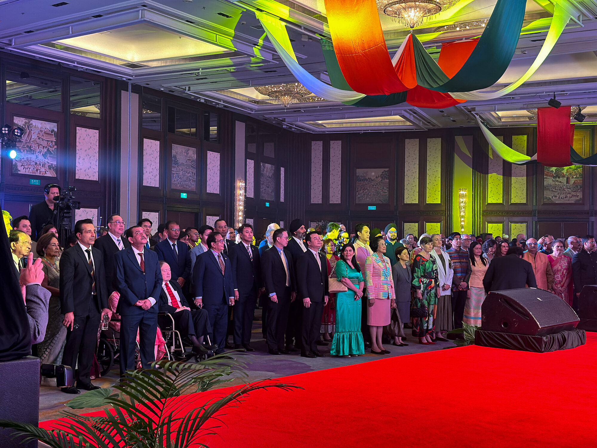 Indian Republic Day celebration at Shangri-La Hotel, catered by Marigold
